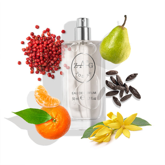 589 Dames - Witte Bloemen & Warme Amber